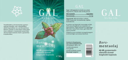 GAL Mätový olej,  100 mg x 60 capsules